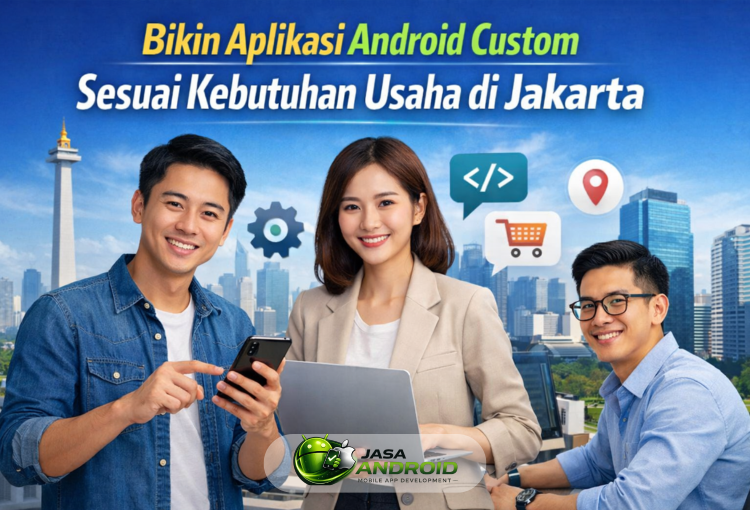 Bikin Aplikasi Android Custom Sesuai Kebutuhan Usaha di Jakarta